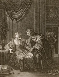 Leucothoe Verleid door Apollo in de Gedaante van Eurynome, 1731